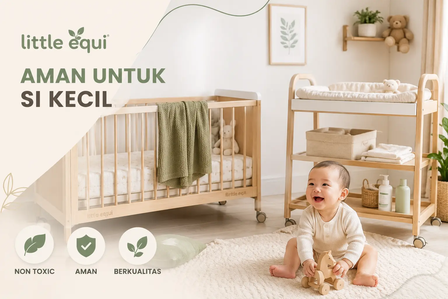 Little Equi dan Pentingnya Furnitur Bayi Non Toxic